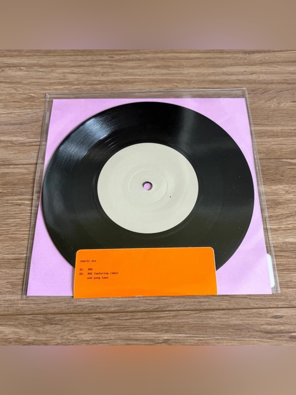 Charli xcx 360 7” Vinyl Record